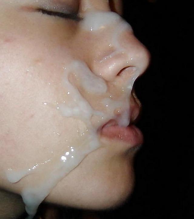 Блудницы с масками из густой спермы на лицах 17  картинка xxx смотреть